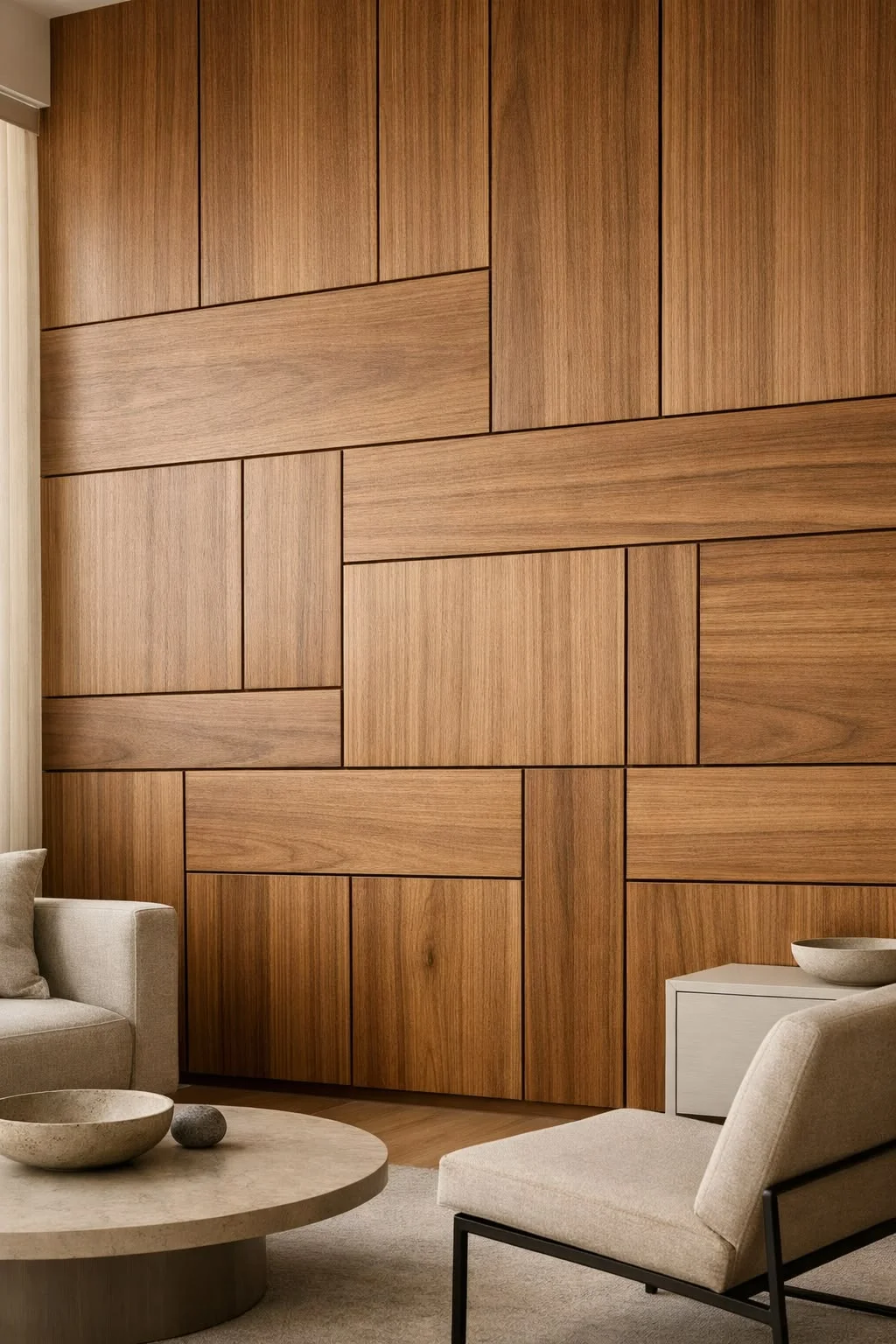 Habillage mural intérieur en bois